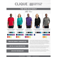 Clique Spin Solution-dyed Performance Pique Mens Polo
