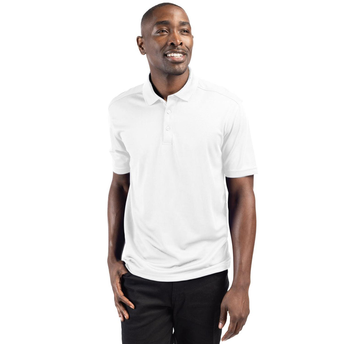 Clique Spin Solution-dyed Performance Pique Mens Polo