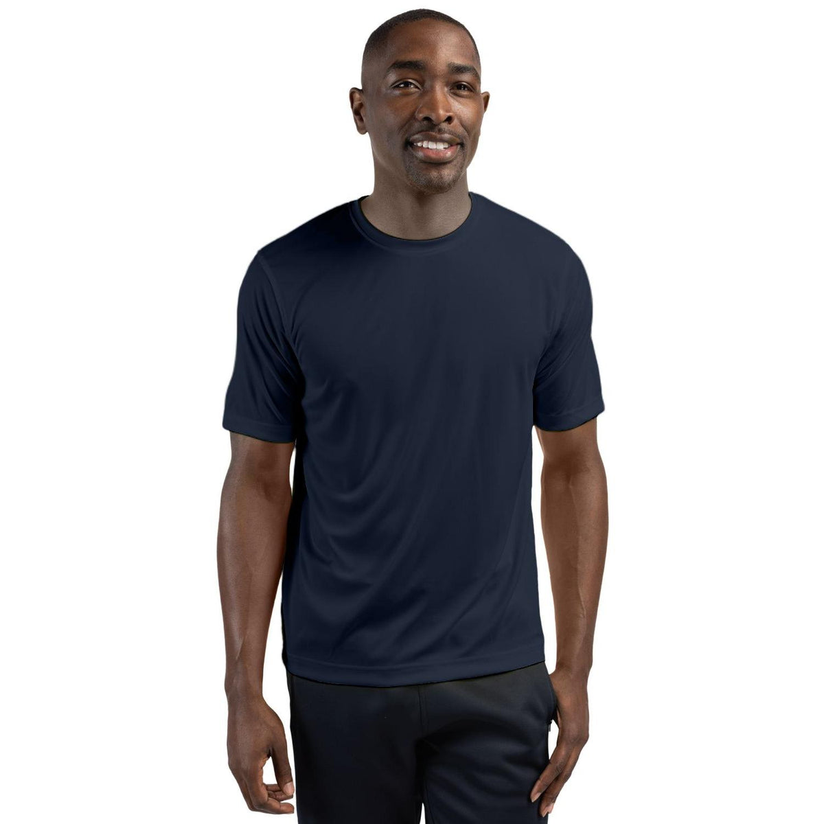 Clique Spin Solution-dyed Performance Jersey Mens Short Sleeve Tee