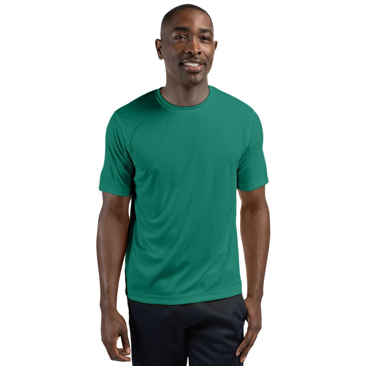 Clique Spin Solution-dyed Performance Jersey Mens Short Sleeve Tee