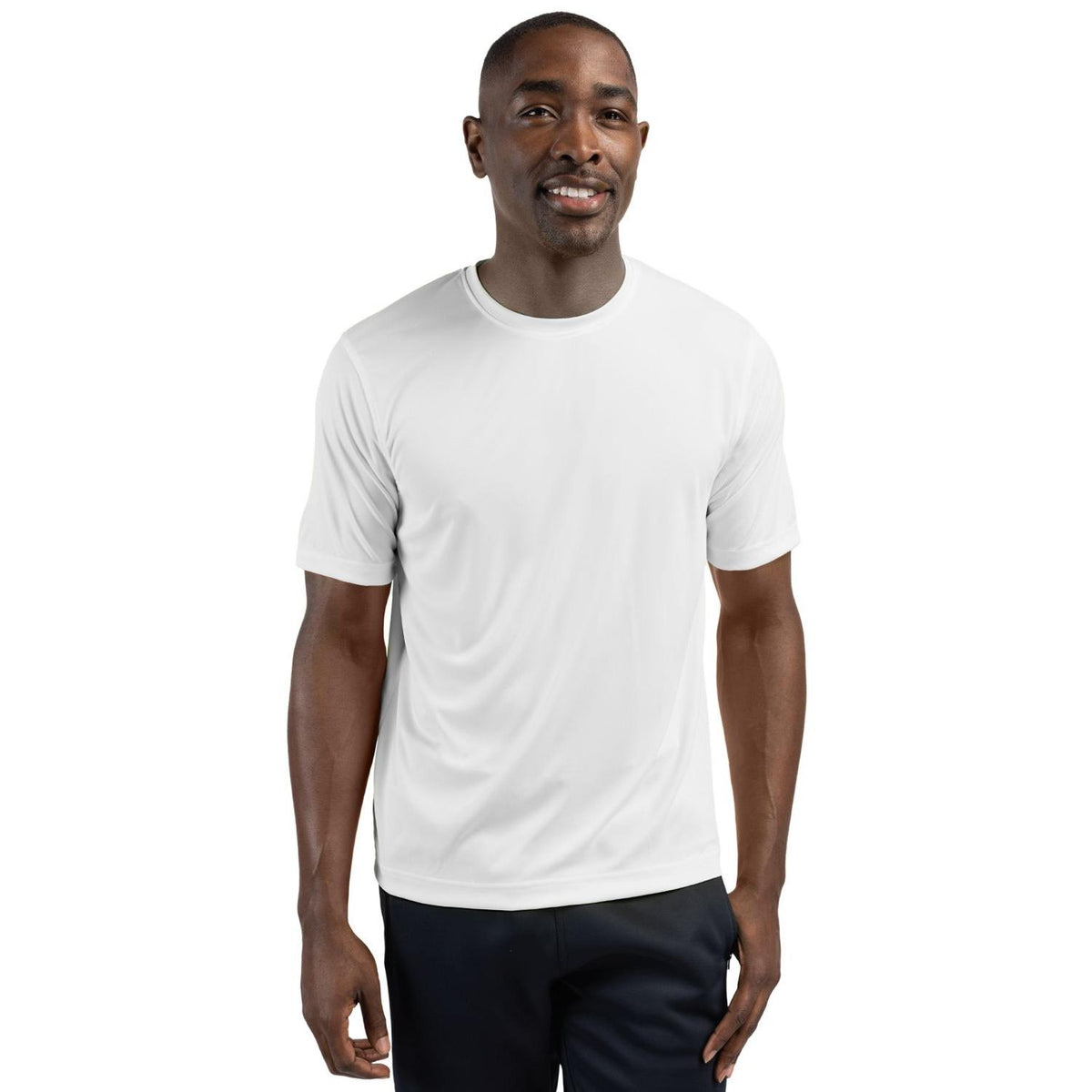 Clique Spin Solution-dyed Performance Jersey Mens Short Sleeve Tee