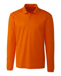 Clique Spin Solution-dyed Performance Pique Mens Long Sleeve Polo