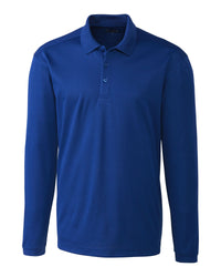 Clique Spin Solution-dyed Performance Pique Mens Long Sleeve Polo