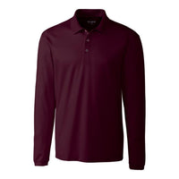 Clique Ice Pique Tech Mens Long Sleeve Polo