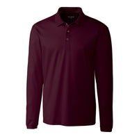 Clique Ice Pique Tech Mens Long Sleeve Polo