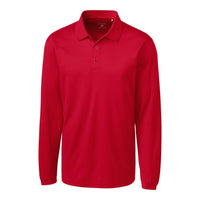 Clique Ice Pique Tech Mens Long Sleeve Polo
