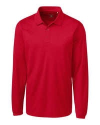Clique Ice Pique Tech Mens Long Sleeve Polo