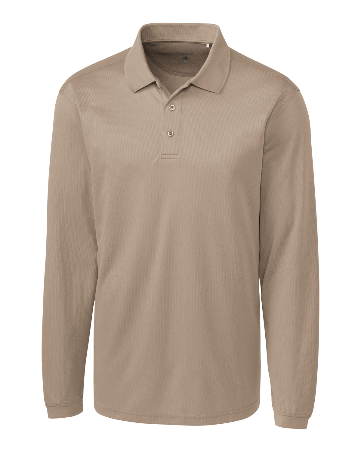 Clique Ice Pique Tech Mens Long Sleeve Polo