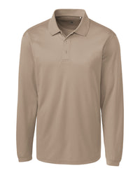 Clique Ice Pique Tech Mens Long Sleeve Polo