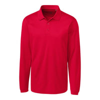 Clique Ice Pique Tech Mens Long Sleeve Polo