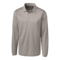 Clique Ice Pique Tech Mens Long Sleeve Polo