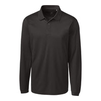 Clique Ice Pique Tech Mens Long Sleeve Polo