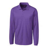 Clique Ice Pique Tech Mens Long Sleeve Polo