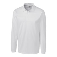 Clique Ice Pique Tech Mens Long Sleeve Polo