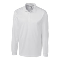 Clique Ice Pique Tech Mens Long Sleeve Polo