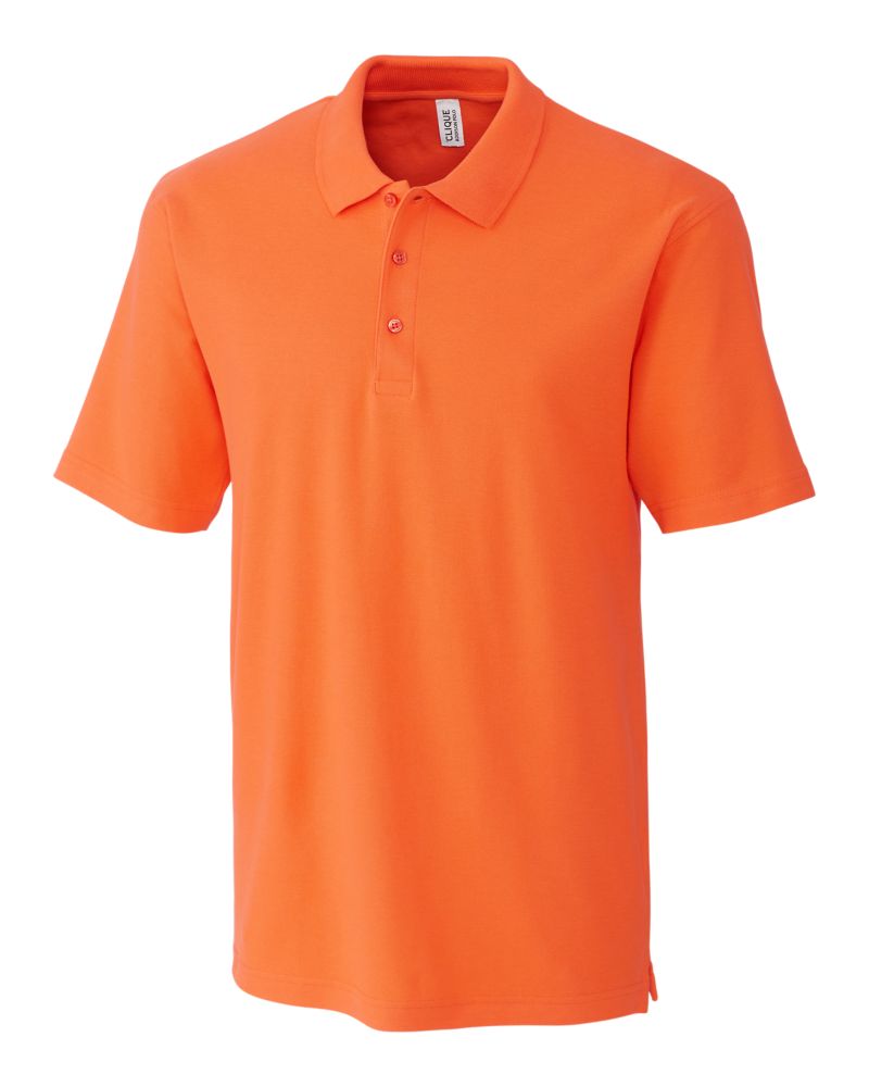 Clique Addison All Cotton Pique Mens Polo