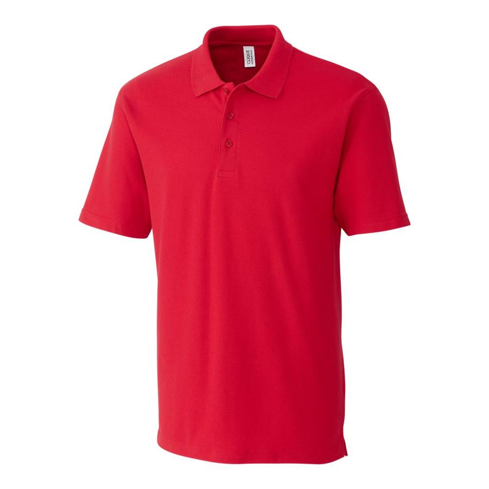 Clique Addison All Cotton Pique Mens Polo