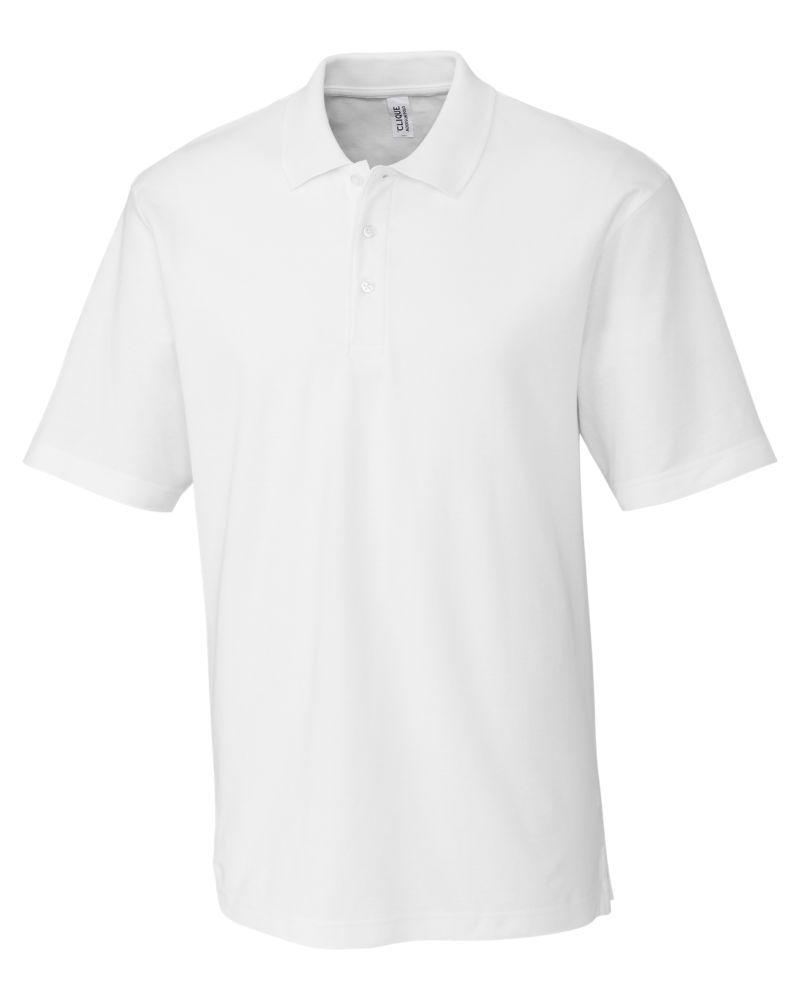 Clique Addison All Cotton Pique Mens Polo