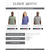 Clique Charge Active Jersey Mens Long Sleeve Tee