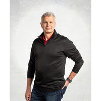 Clique Spin Solution-dyed Performance Interlock Mens Half Zip