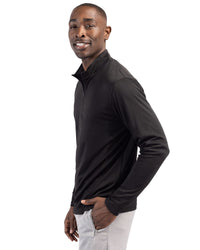 Clique Spin Solution-dyed Performance Interlock Mens Half Zip