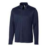 Clique Spin Solution-dyed Performance Interlock Mens Half Zip