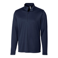 Clique Spin Solution-dyed Performance Interlock Mens Half Zip