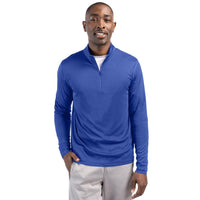 Clique Spin Solution-dyed Performance Interlock Mens Half Zip