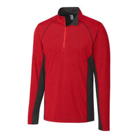 Clique Ice Pique Colorblock Tech Mens Half Zip