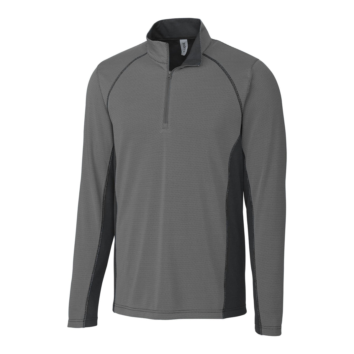 Clique Ice Pique Colorblock Tech Mens Half Zip