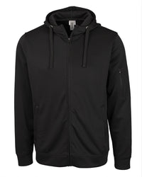 Clique Lift Solution-dyed Performance Unisex Full Zip Hooded Sweatshirt