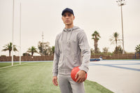 Clique Lift Solution-dyed Performance Unisex Full Zip Hooded Sweatshirt