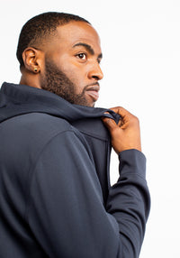 Clique Lift Solution-dyed Performance Unisex Full Zip Hooded Sweatshirt