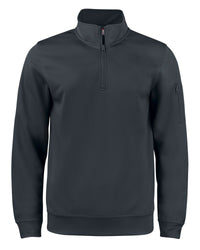 Clique Lift Solution-dyed Performance Unisex Half Zip Sweatshirt