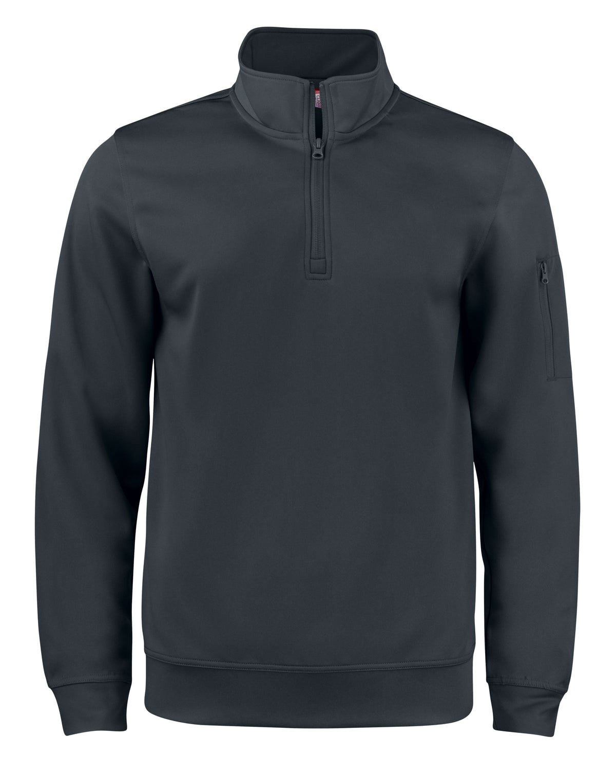 Clique Lift Solution-dyed Performance Unisex Half Zip Sweatshirt