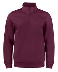 Clique Lift Solution-dyed Performance Unisex Half Zip Sweatshirt