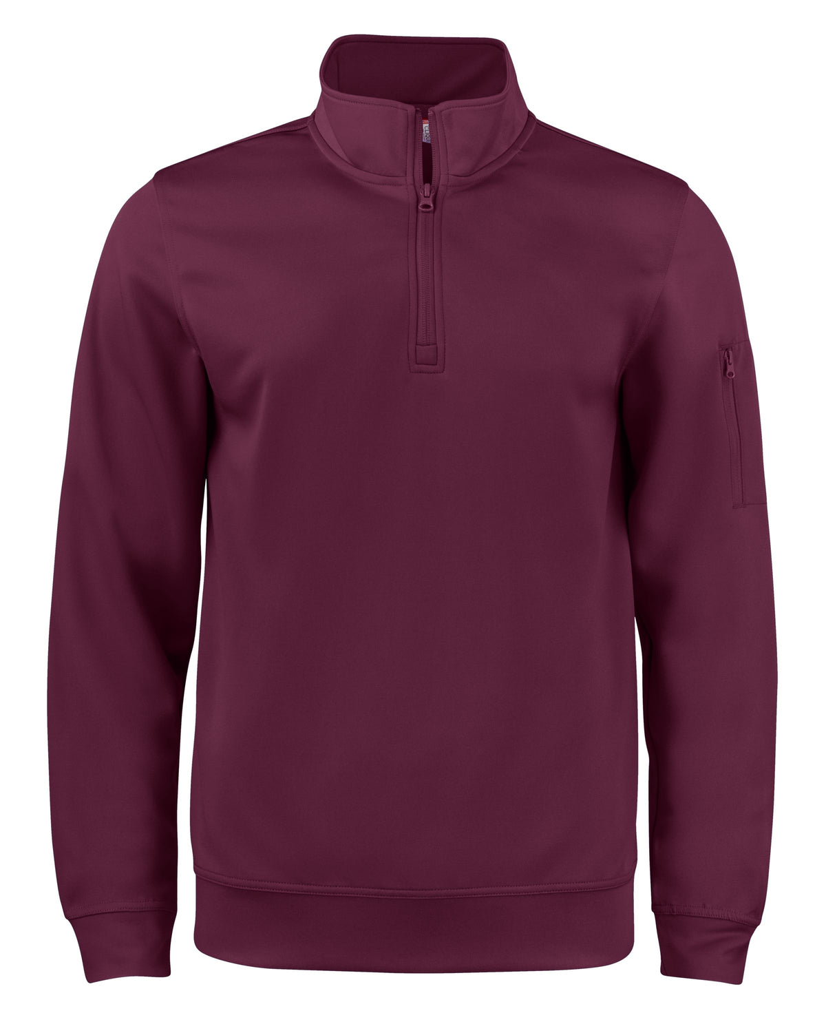 Clique Lift Solution-dyed Performance Unisex Half Zip Sweatshirt