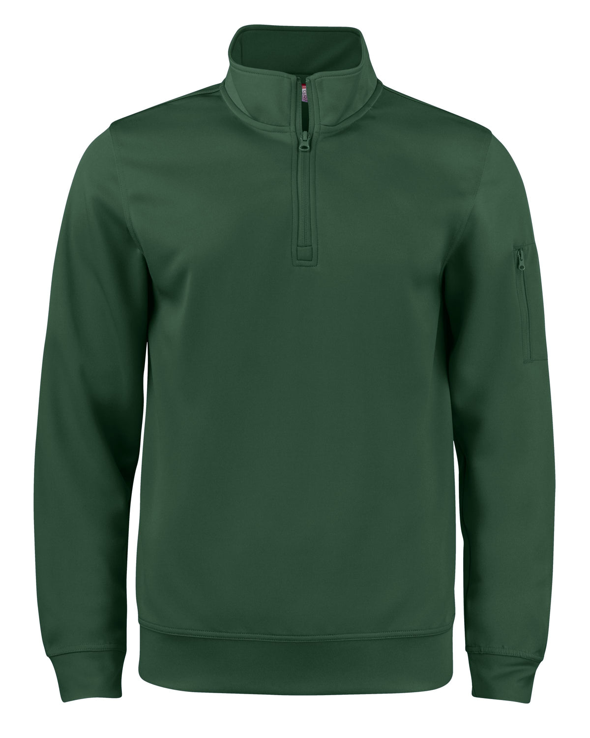 Clique Lift Solution-dyed Performance Unisex Half Zip Sweatshirt