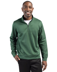 Clique Lift Solution-dyed Performance Unisex Half Zip Sweatshirt