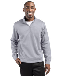 Clique Lift Solution-dyed Performance Unisex Half Zip Sweatshirt