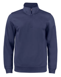 Clique Lift Solution-dyed Performance Unisex Half Zip Sweatshirt