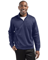 Clique Lift Solution-dyed Performance Unisex Half Zip Sweatshirt