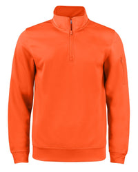 Clique Lift Solution-dyed Performance Unisex Half Zip Sweatshirt
