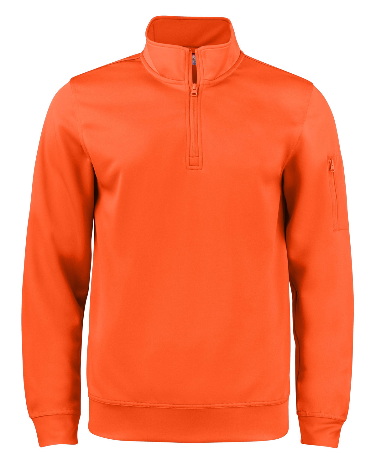 Clique Lift Solution-dyed Performance Unisex Half Zip Sweatshirt