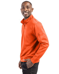 Clique Lift Solution-dyed Performance Unisex Half Zip Sweatshirt