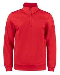 Clique Lift Solution-dyed Performance Unisex Half Zip Sweatshirt