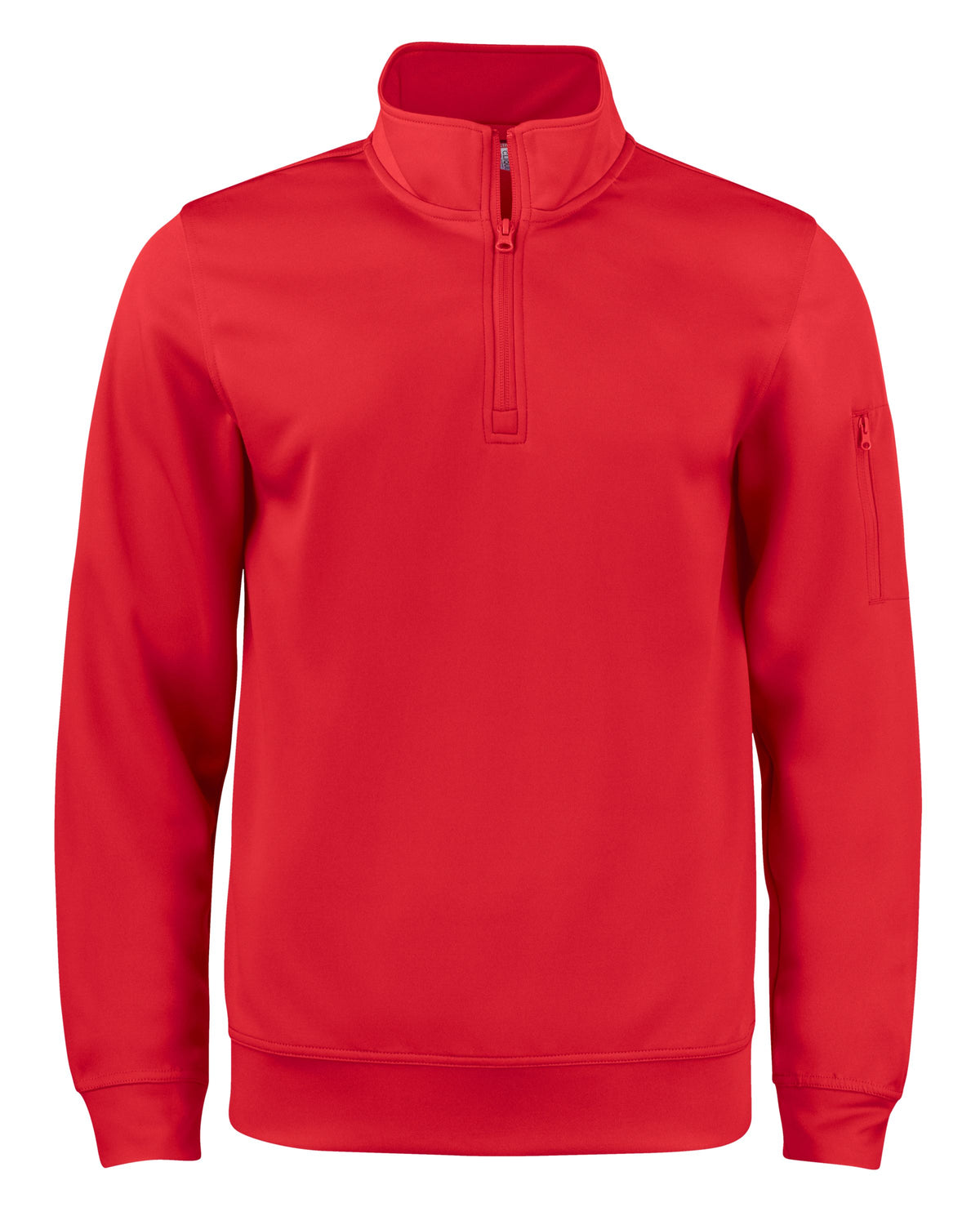 Clique Lift Solution-dyed Performance Unisex Half Zip Sweatshirt