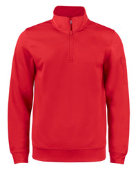 Clique Lift Solution-dyed Performance Unisex Half Zip Sweatshirt