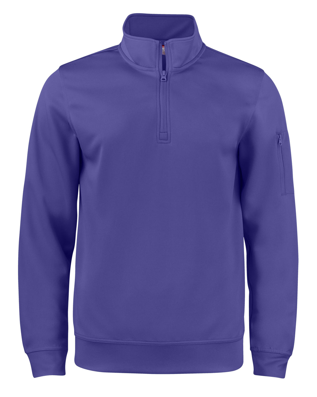 Clique Lift Solution-dyed Performance Unisex Half Zip Sweatshirt