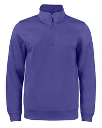 Clique Lift Solution-dyed Performance Unisex Half Zip Sweatshirt